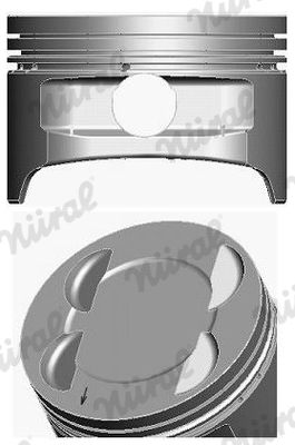 NÜRAL 87-141300-20 Piston