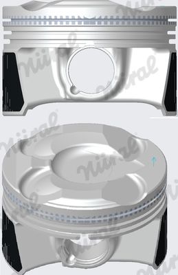 NÜRAL 87-444800-50 Piston
