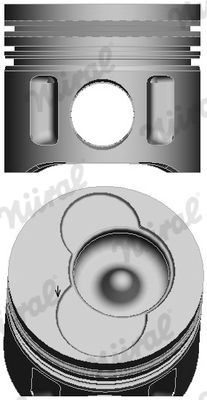 NÜRAL 87-501500-10 Piston