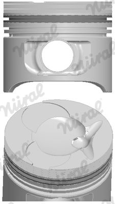 NÜRAL 87-743107-10 Piston