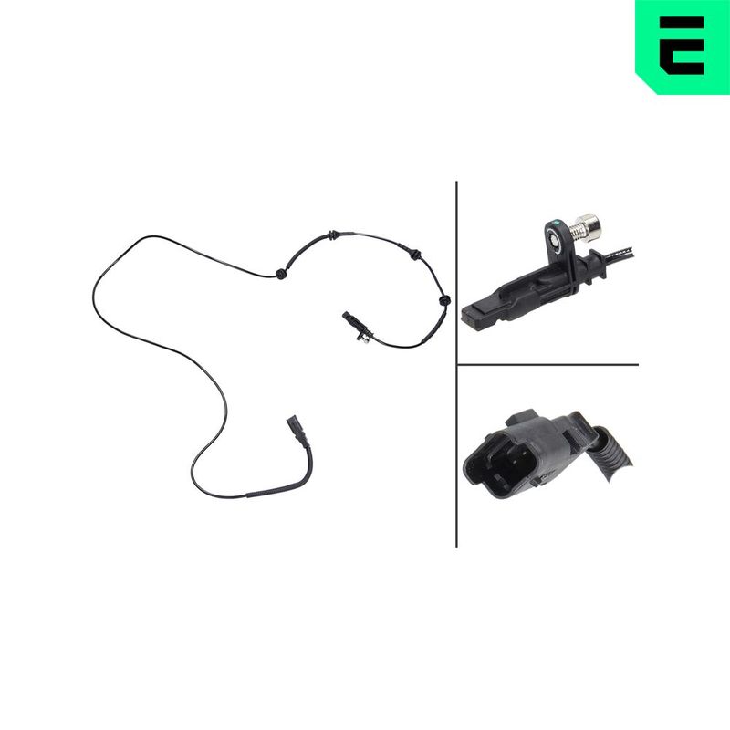 OPTIMAL 06-S128 Sensor, wheel speed