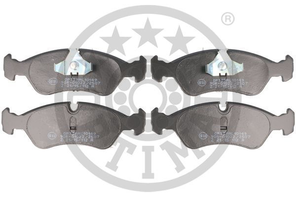 OPTIMAL 10149 Brake Pad Set, disc brake
