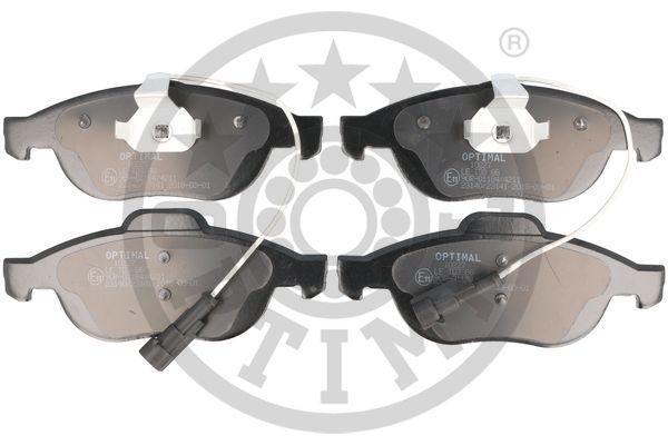 OPTIMAL 10227 Brake Pad Set, disc brake