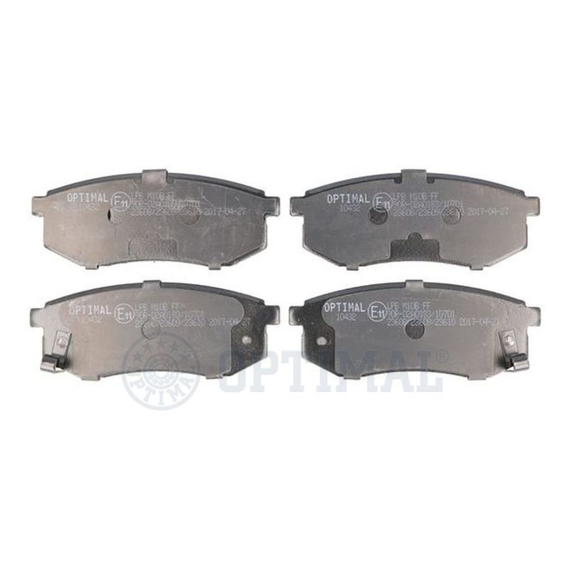 OPTIMAL 10432 Brake Pad Set, disc brake
