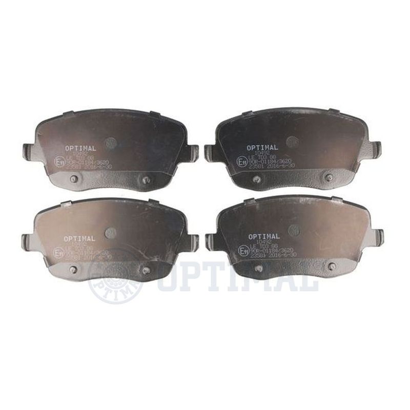 OPTIMAL 10492 Brake Pad Set, disc brake