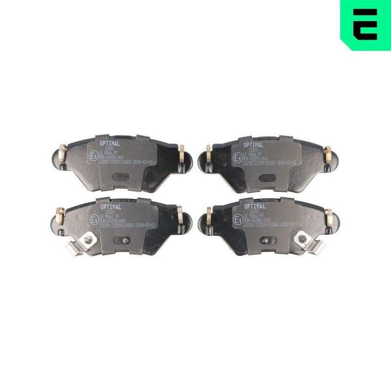 OPTIMAL 12081 Brake Pad Set, disc brake