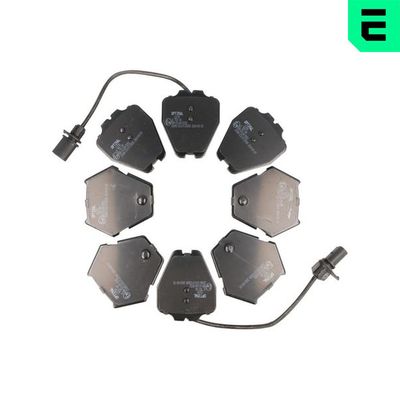 Brake Pad Set, disc brake OPTIMAL 12158