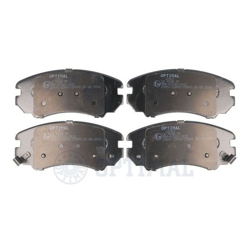 OPTIMAL 12267 Brake Pad Set, disc brake