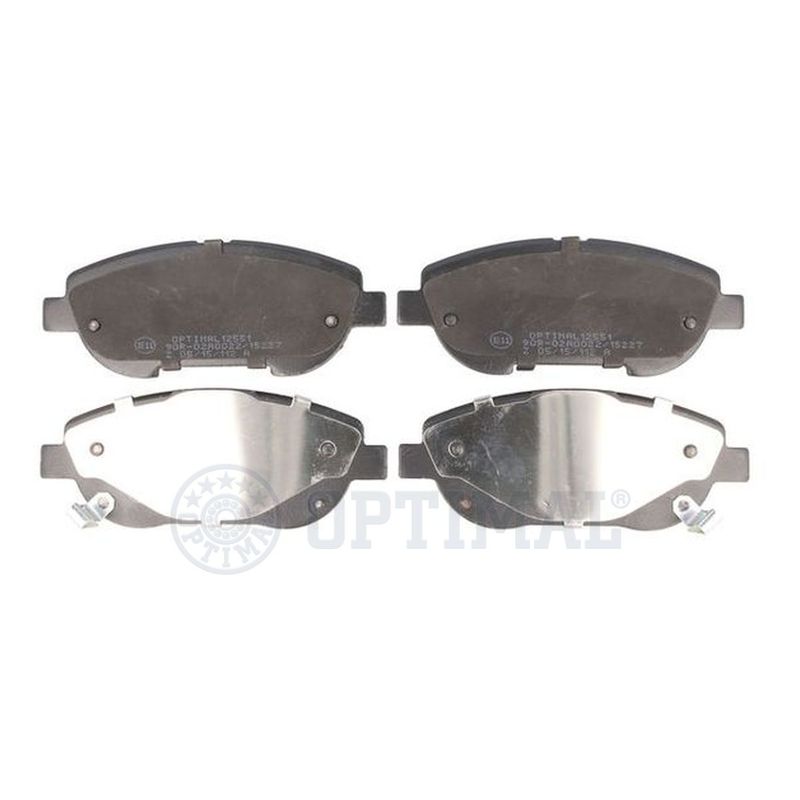 OPTIMAL 12551 Brake Pad Set, disc brake