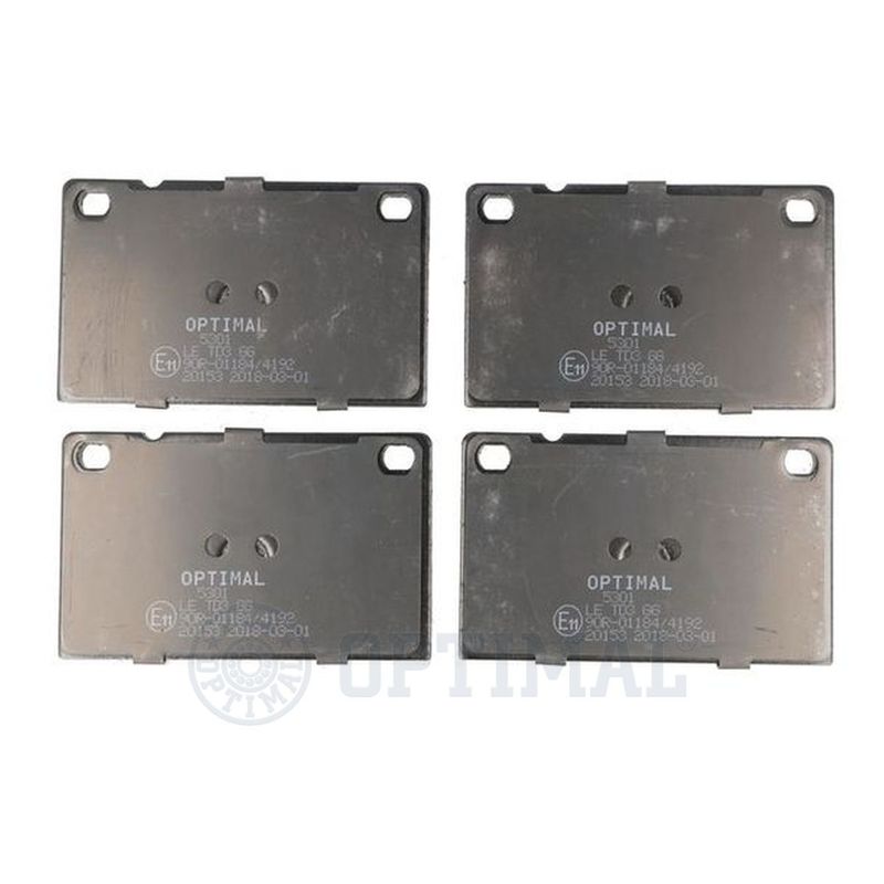 OPTIMAL 5301 Brake Pad Set, disc brake