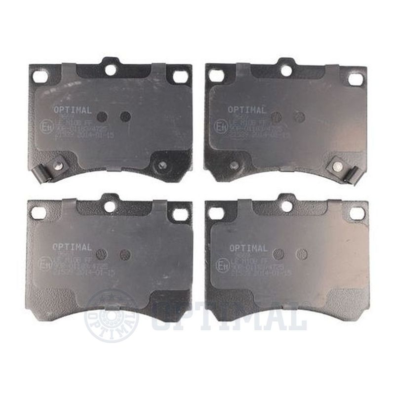OPTIMAL 9669 Brake Pad Set, disc brake