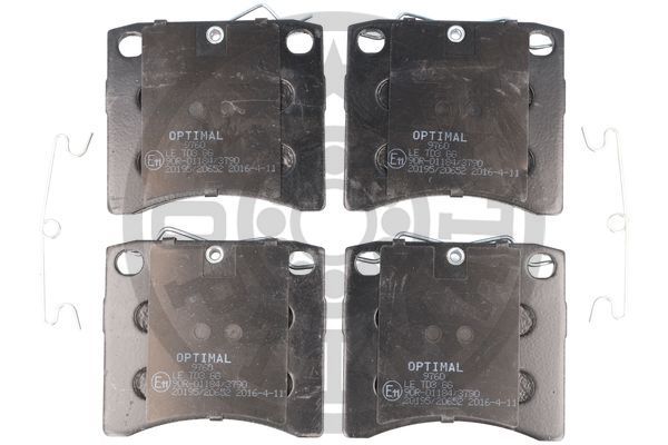 OPTIMAL 9760 Brake Pad Set, disc brake