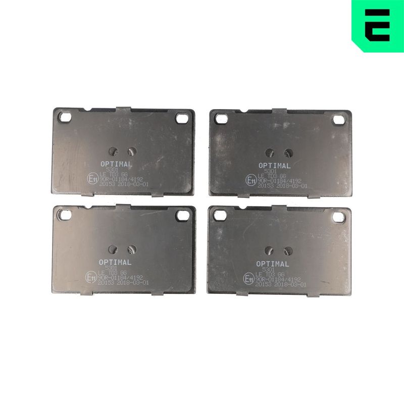 OPTIMAL BP-05301 Brake Pad Set, disc brake