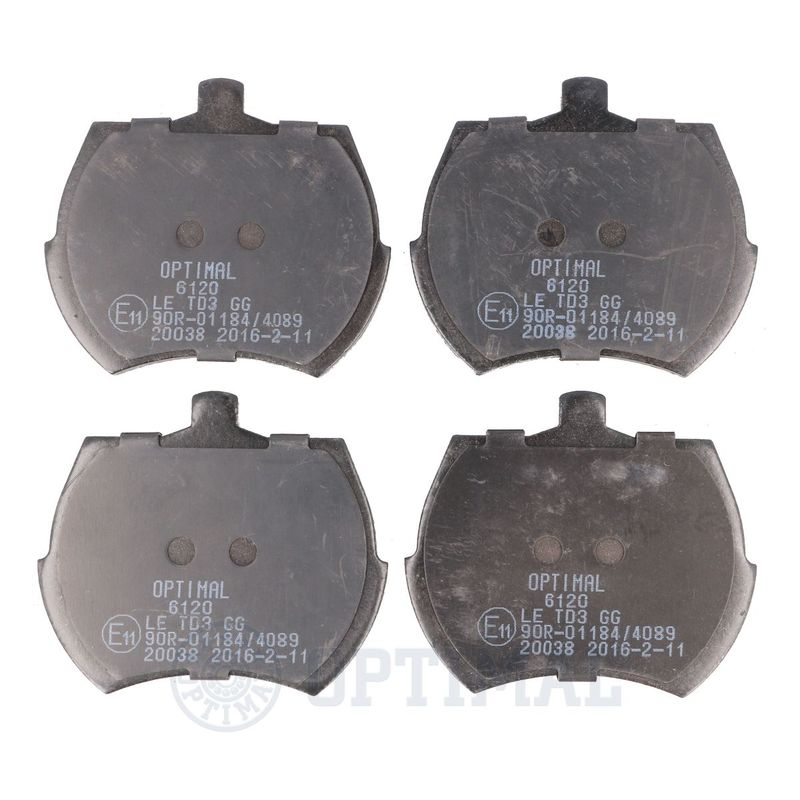 OPTIMAL BP-06120 Brake Pad Set, disc brake