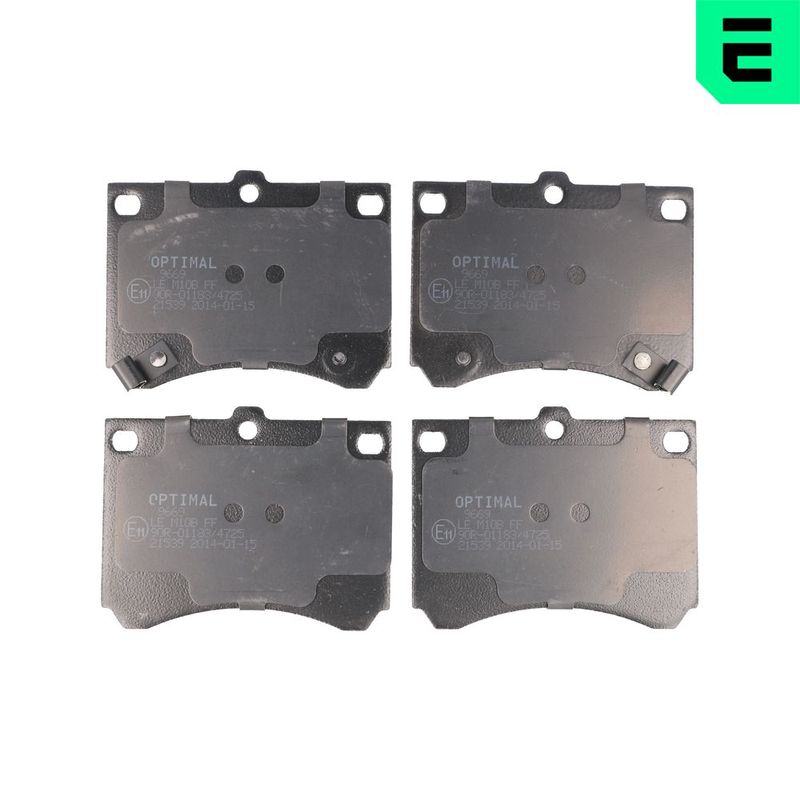 OPTIMAL BP-09669 Brake Pad Set, disc brake