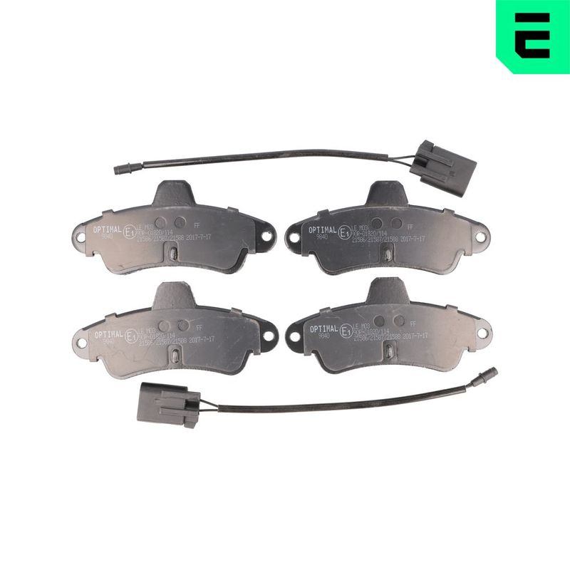 OPTIMAL BP-09840 Brake Pad Set, disc brake