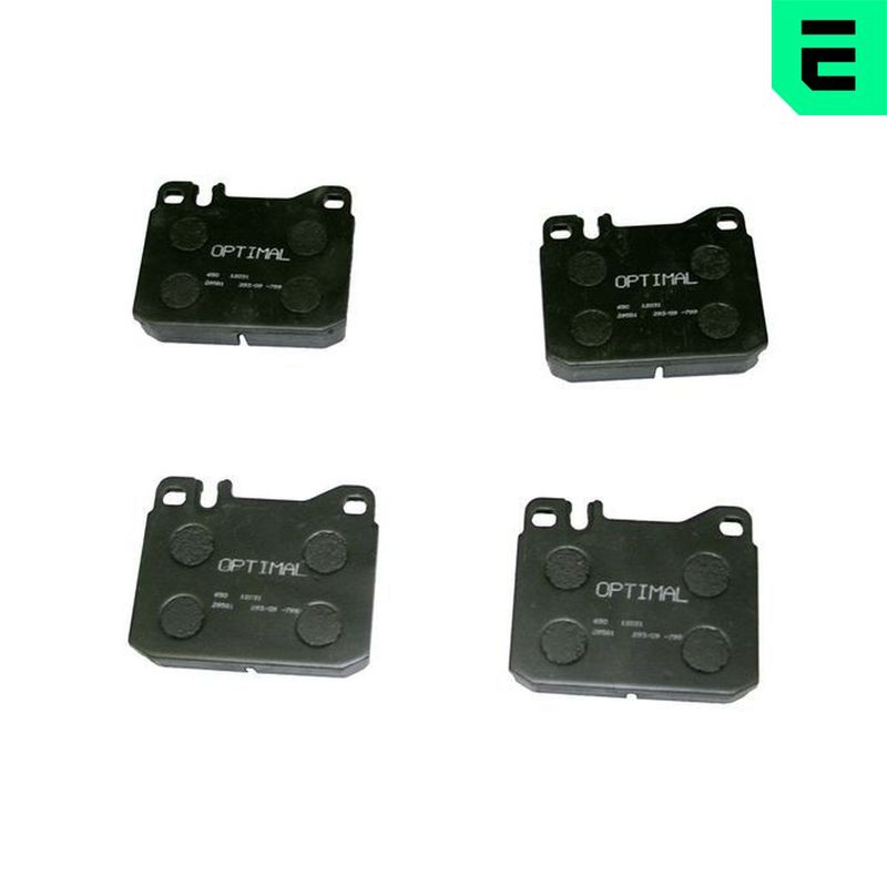 OPTIMAL BP-12031 Brake Pad Set, disc brake