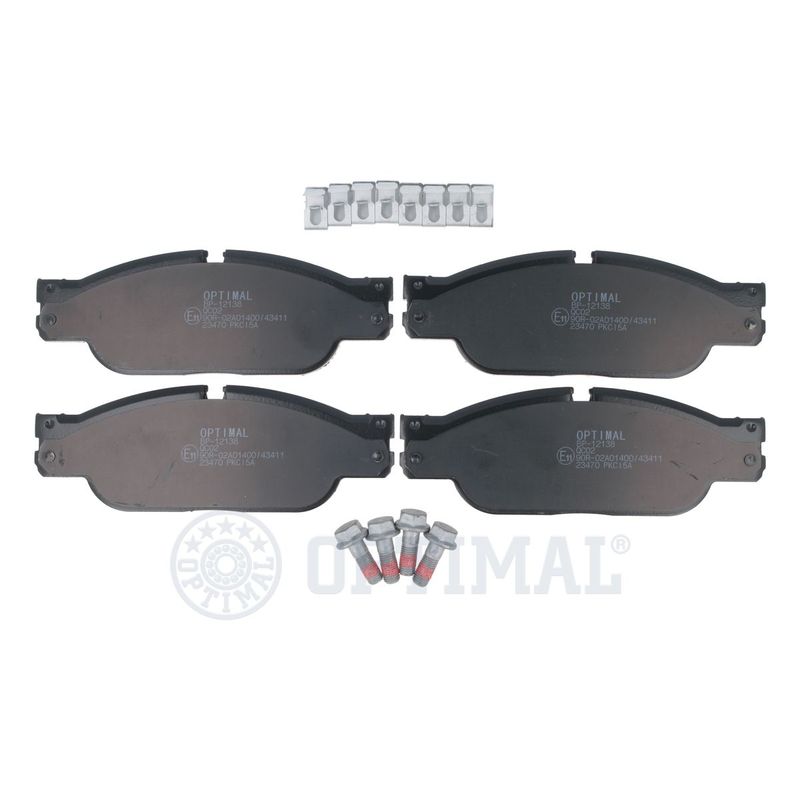 OPTIMAL BP-12138 Brake Pad Set, disc brake