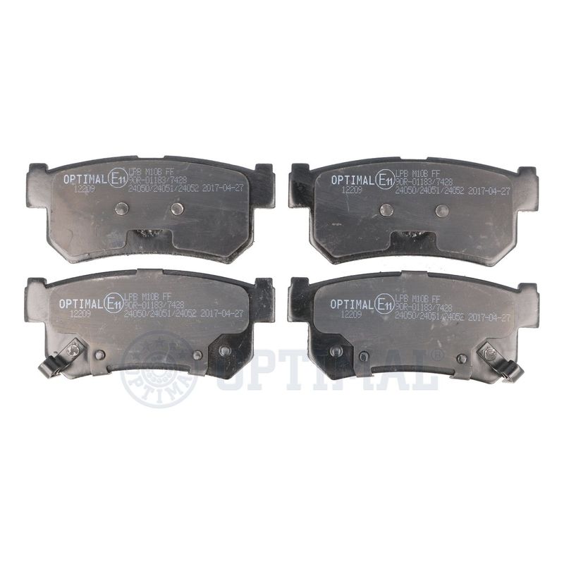 OPTIMAL BP-12209 Brake Pad Set, disc brake
