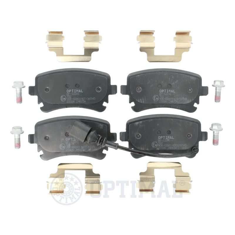 OPTIMAL BP-12241 Brake Pad Set, disc brake