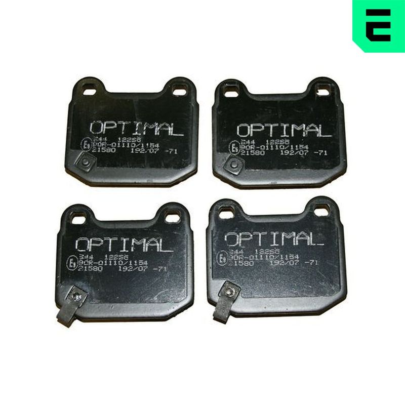 OPTIMAL BP-12265 Brake Pad Set, disc brake