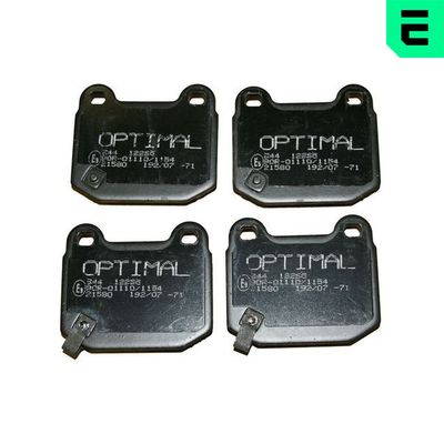 Brake Pad Set, disc brake OPTIMAL BP-12265