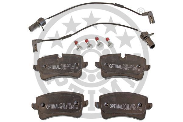OPTIMAL BP-12458 Brake Pad Set, disc brake