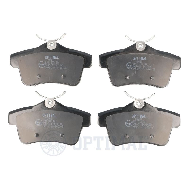 OPTIMAL BP-12468 Brake Pad Set, disc brake