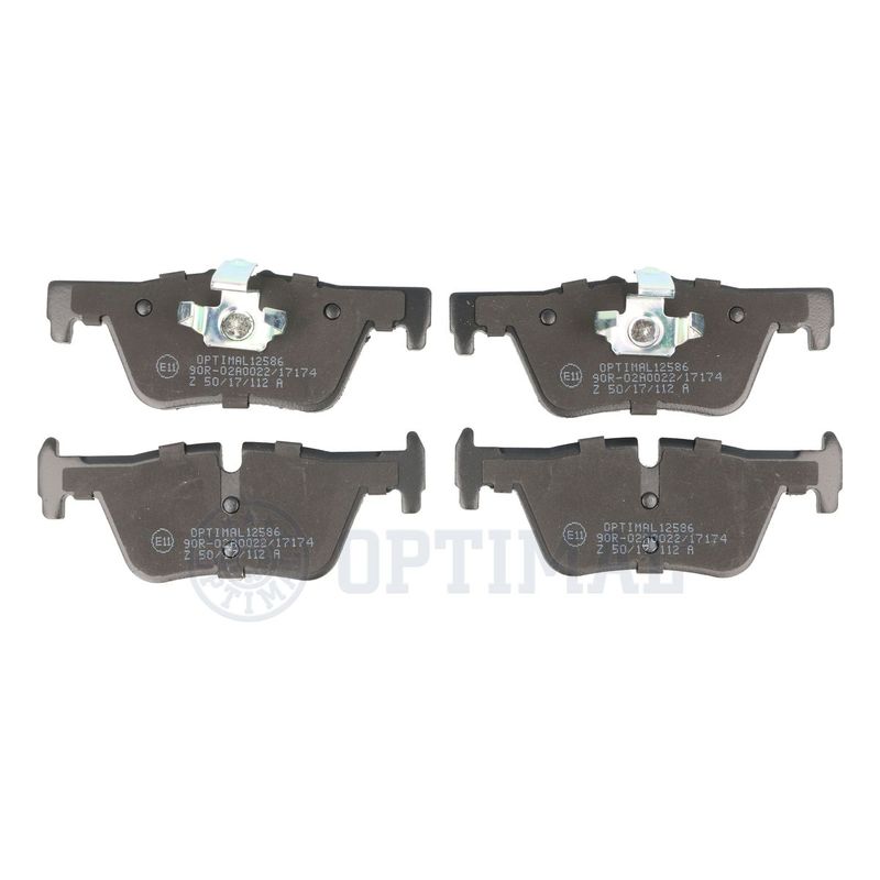 OPTIMAL BP-12586 Brake Pad Set, disc brake