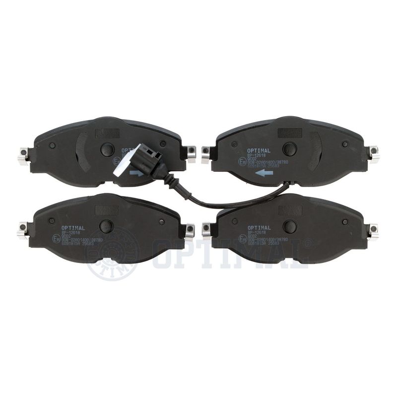 OPTIMAL BP-12618 Brake Pad Set, disc brake