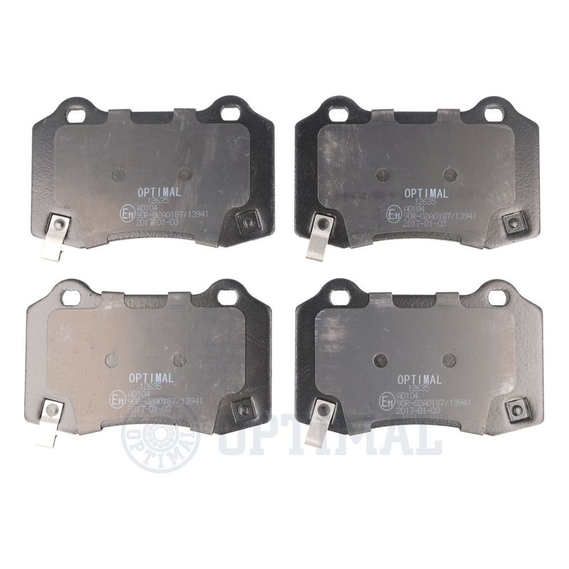 OPTIMAL BP-12635 Brake Pad Set, disc brake