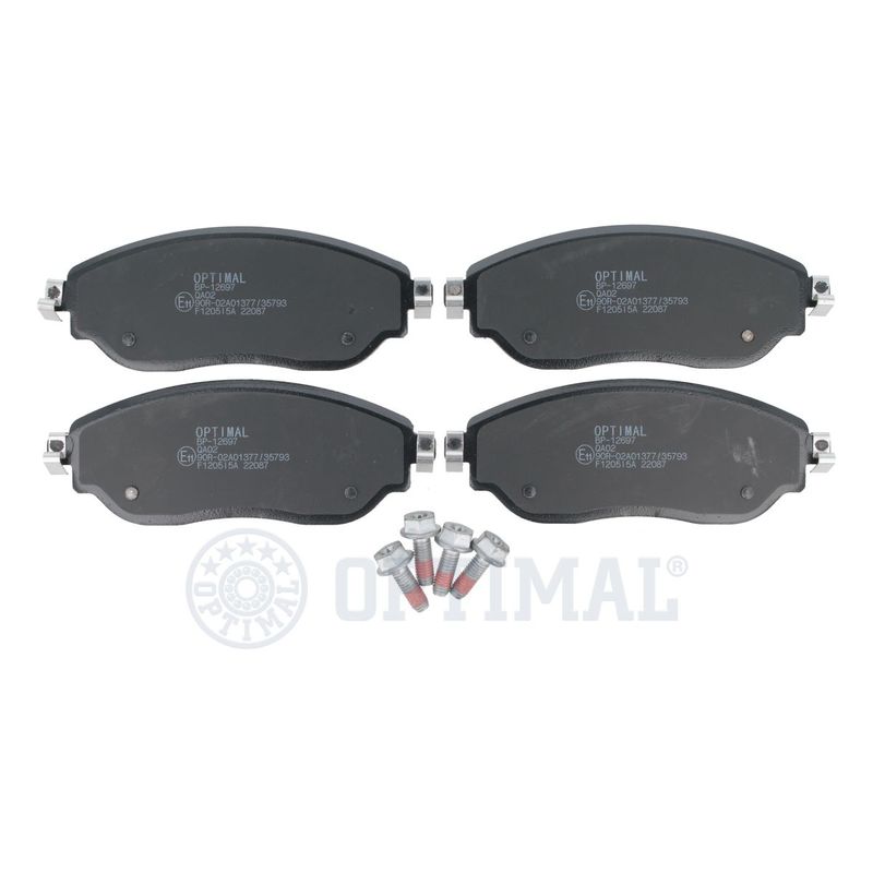 OPTIMAL BP-12697 Brake Pad Set, disc brake