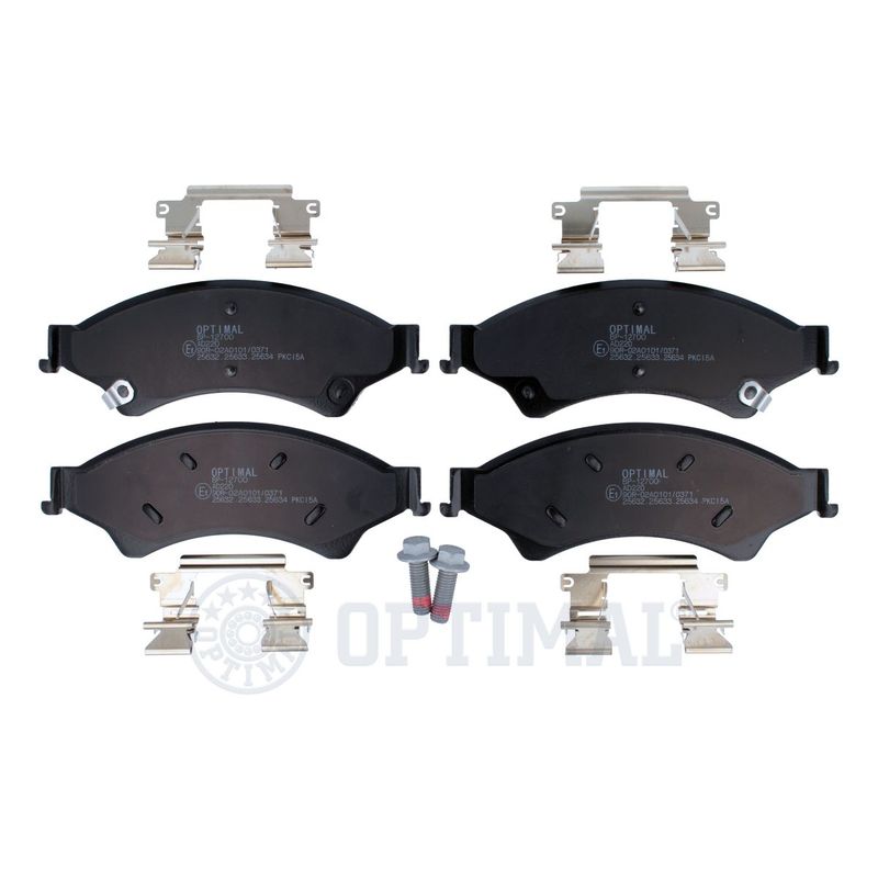 OPTIMAL BP-12700 Brake Pad Set, disc brake