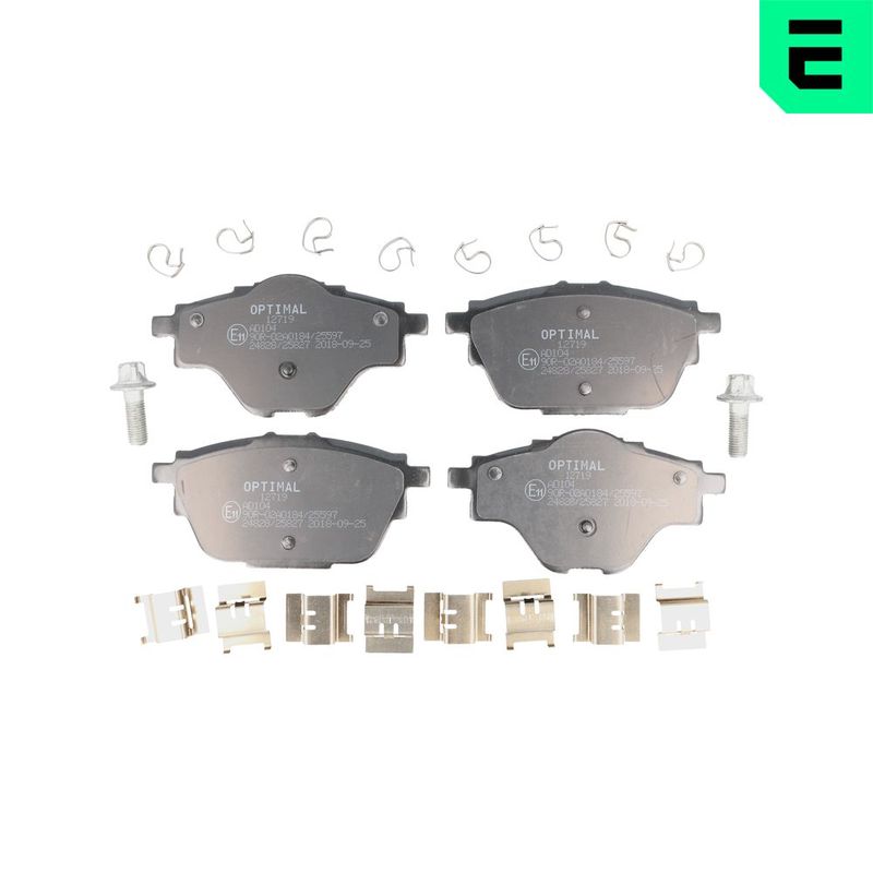 OPTIMAL BP-12719 Brake Pad Set, disc brake