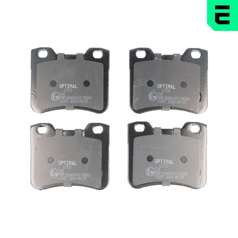 OPTIMAL BP-12720 Brake Pad Set, disc brake