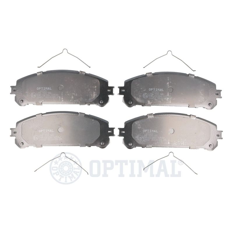 OPTIMAL BP-12721 Brake Pad Set, disc brake