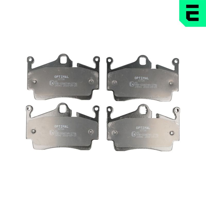 OPTIMAL BP-12726 Brake Pad Set, disc brake