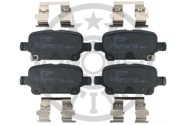 OPTIMAL BP-12744 Brake Pad Set, disc brake