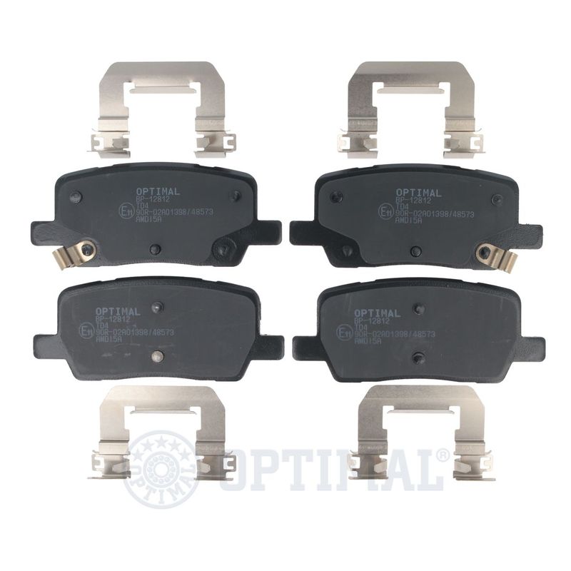OPTIMAL BP-12812 Brake Pad Set, disc brake