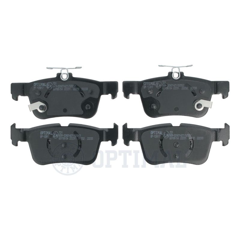OPTIMAL BP-12817 Brake Pad Set, disc brake