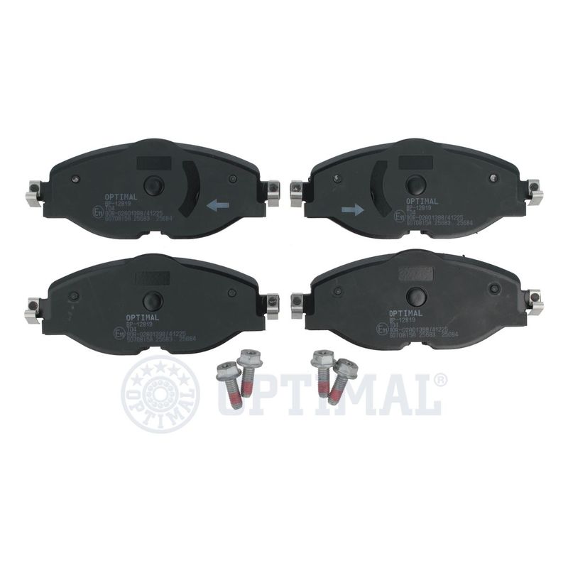 OPTIMAL BP-12819 Brake Pad Set, disc brake