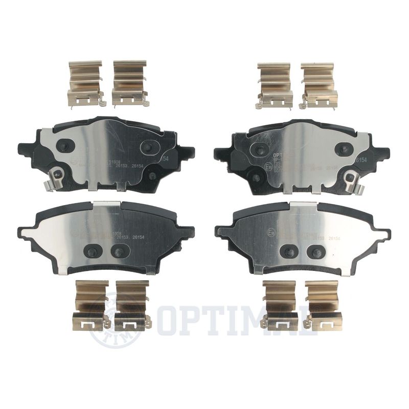 OPTIMAL BP-12833 Brake Pad Set, disc brake