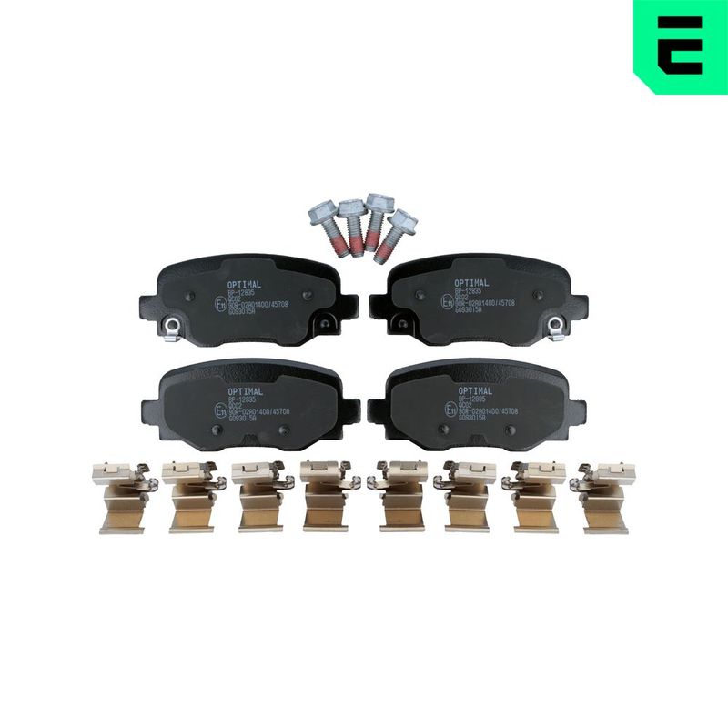 OPTIMAL BP-12835 Brake Pad Set, disc brake