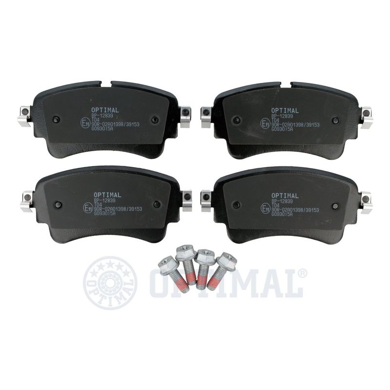 OPTIMAL BP-12839 Brake Pad Set, disc brake