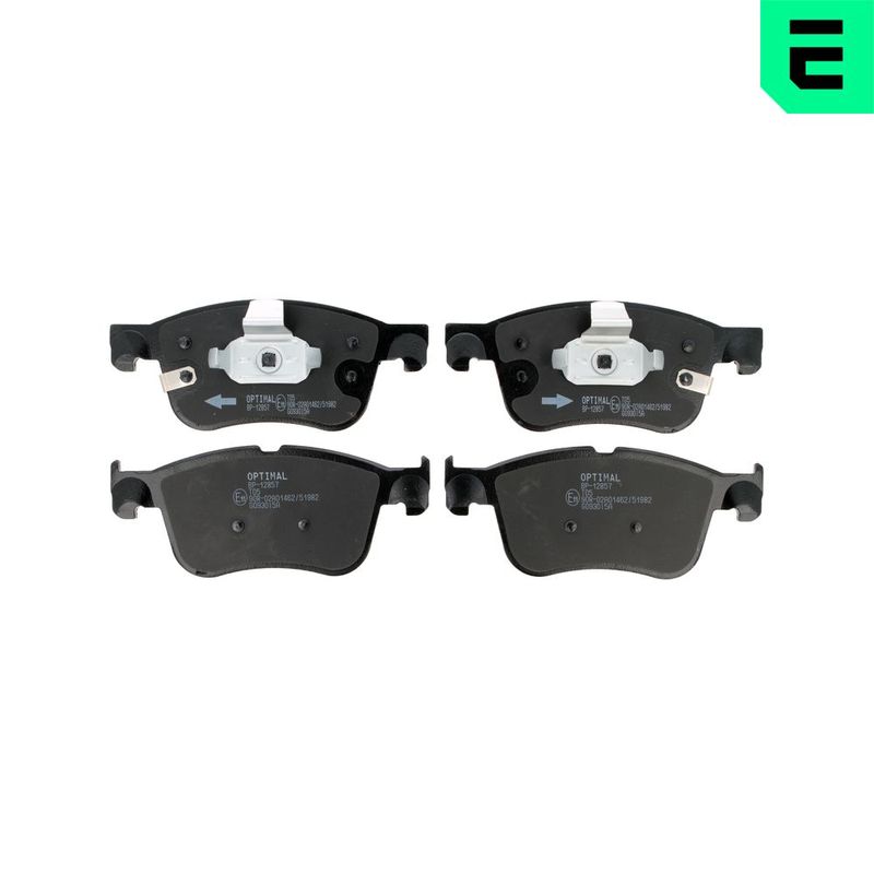 OPTIMAL BP-12857 Brake Pad Set, disc brake