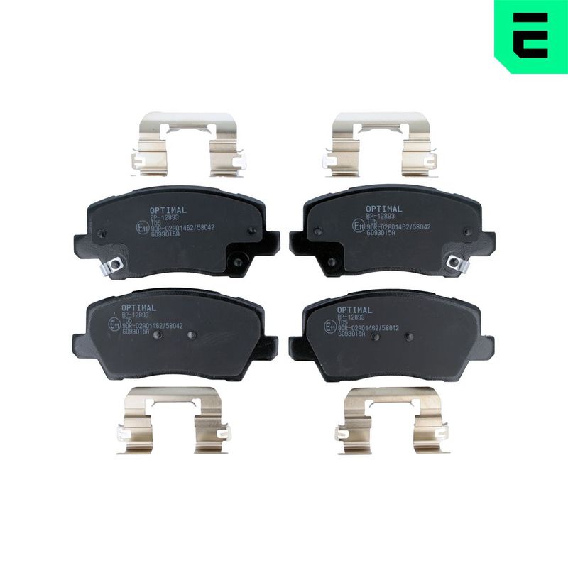 OPTIMAL BP-12893 Brake Pad Set, disc brake