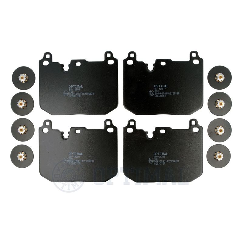 OPTIMAL BP-12907 Brake Pad Set, disc brake