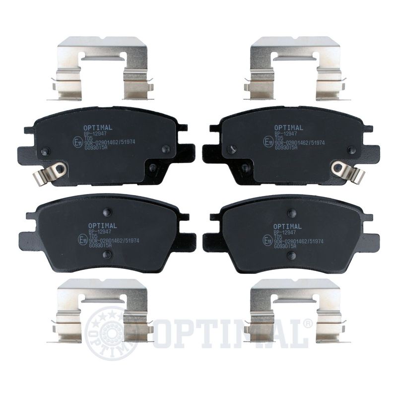 OPTIMAL BP-12947 Brake Pad Set, disc brake
