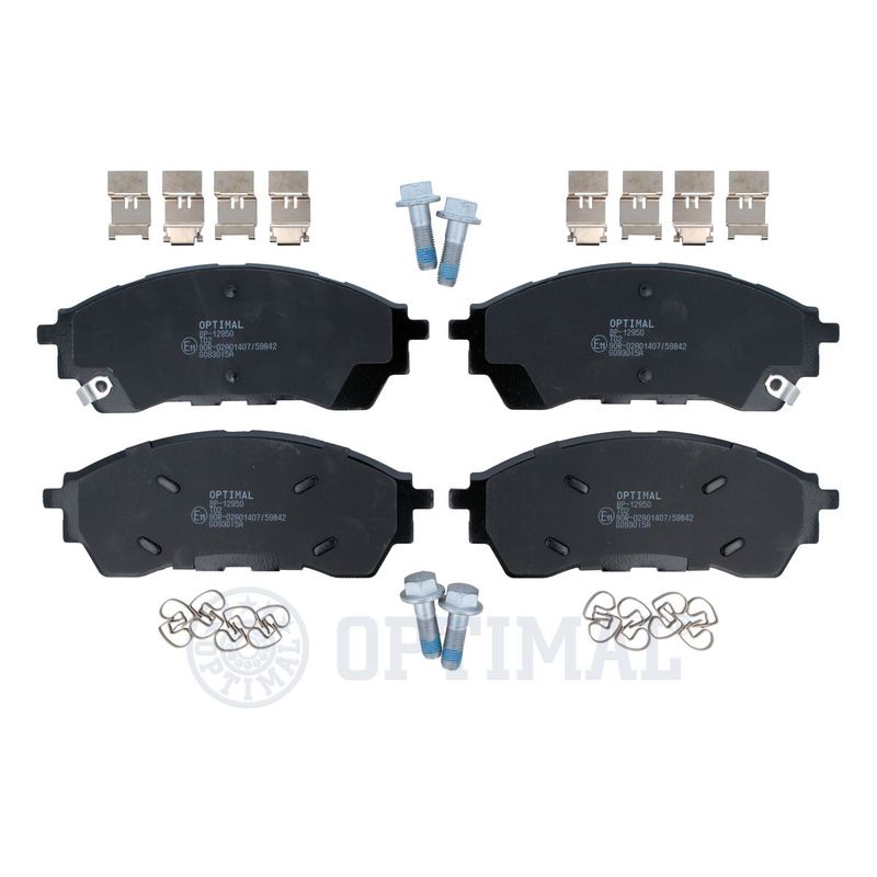 OPTIMAL BP-12950 Brake Pad Set, disc brake