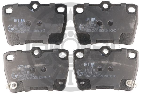 OPTIMAL BP-83902 Brake Pad Set, disc brake